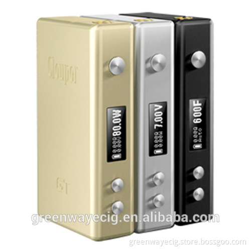 2015 The new trend real intelligent temperature control mod cloupor gt 80w, vape pen electronic cigarette malaysia e cigs